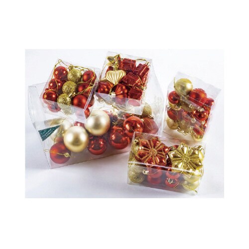 オーナメントセット(レッド/ゴールド)