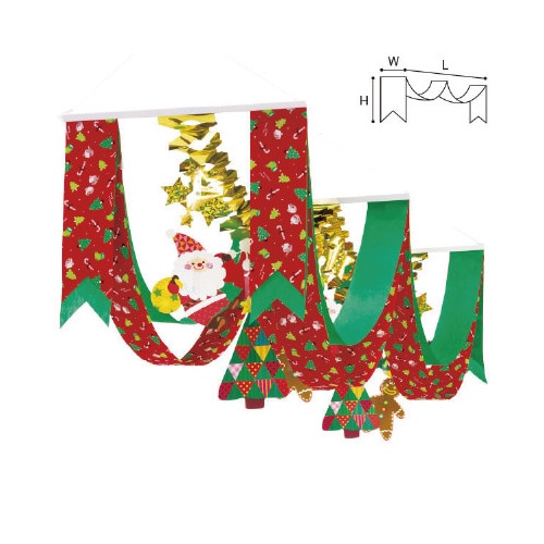 ジンジャークリスマスプリーツ2連ペナント