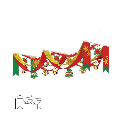 サンタストーリープリーツ2連ペナント