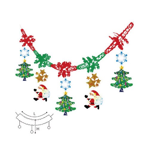 プレゼントサンタガーランド