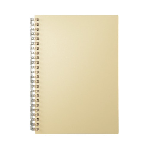 オープンリングノート A5 マットイエロー