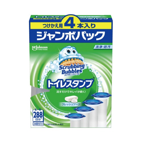 スクラビングバブル トイレスタンプ Fソープ替4P