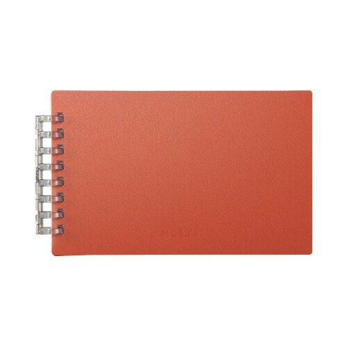 オープンリングノート メモL テラコッタオレンジ