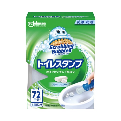 スクラビングバブルトイレスタンプFソープ本体×4