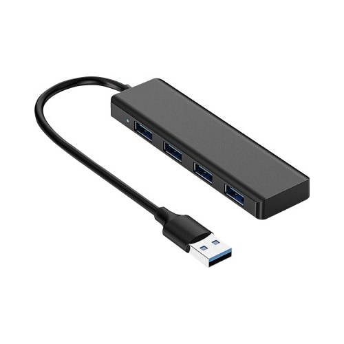 USBハブ2.0 4ポート ブラック 3個