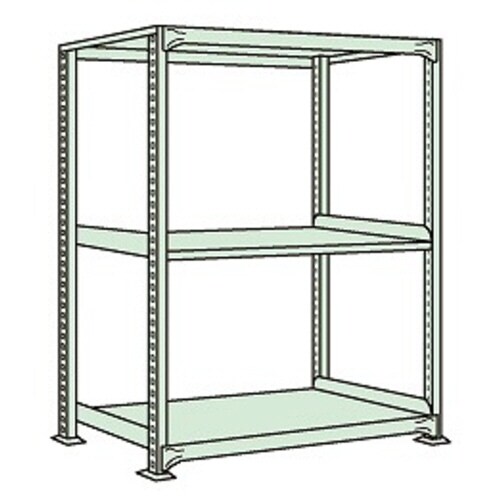 中軽量棚ML型(250kg/段・単体・3段)