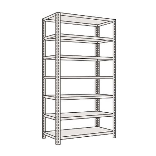 軽量開放型棚(100kg/段・7段タイプ)