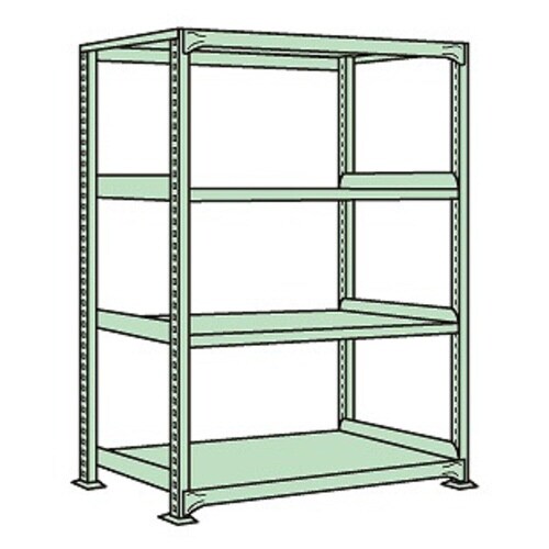 中軽量棚NE型(200kg/段・単体・4段)