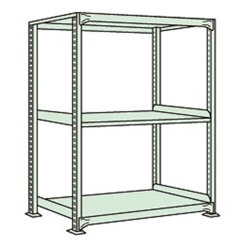中軽量棚ML型(250kg/段・単体・3段)