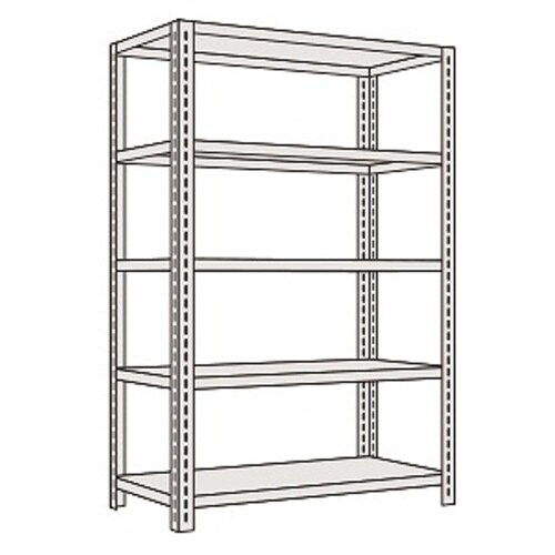 軽量開放型棚(100kg/段・5段タイプ)