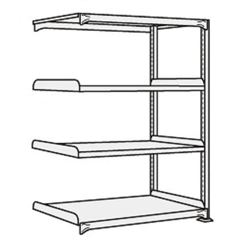 中軽量棚NEW型連結(200kg/段・4段)