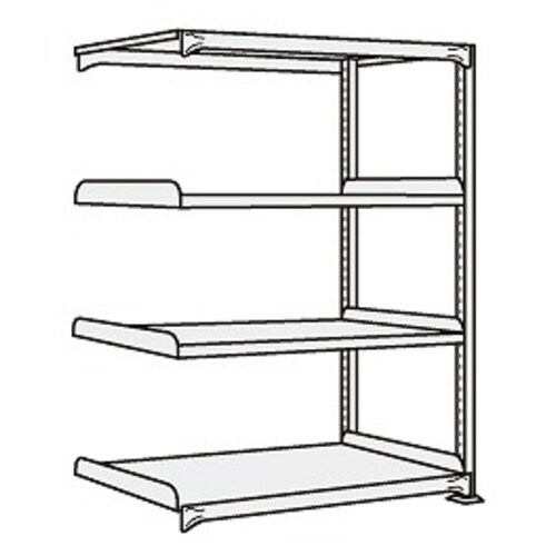 中軽量棚NEW型連結(200kg/段・4段)