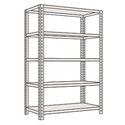 軽量開放型棚(100kg/段・5段タイプ)