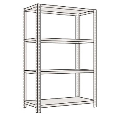 開放型棚(120kg/段・4段タイプ)