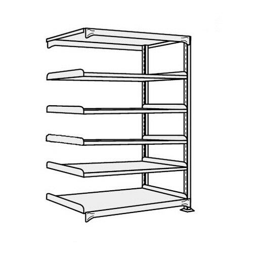 中軽量棚NEW型連結(200kg/段・6段)
