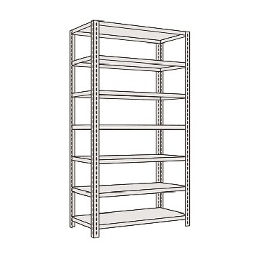 軽量開放型棚(100kg/段・7段タイプ)
