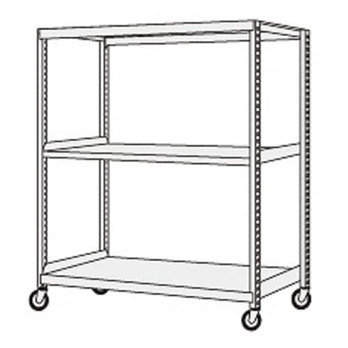 中量キャスターラックGKR型(ゴム車)