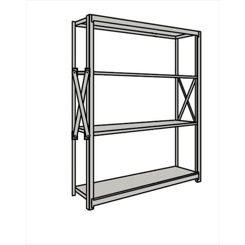 重量棚NR型(1000kg/段・単体・4段)