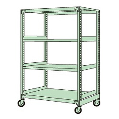 中量キャスターラックMKG型(ゴム車)