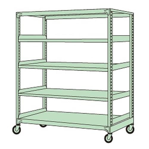 中量キャスターラックMKG型(ゴム車)