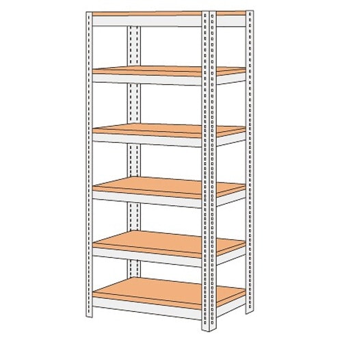 ボード棚(ボルト止めタイプ)(200kg/段)