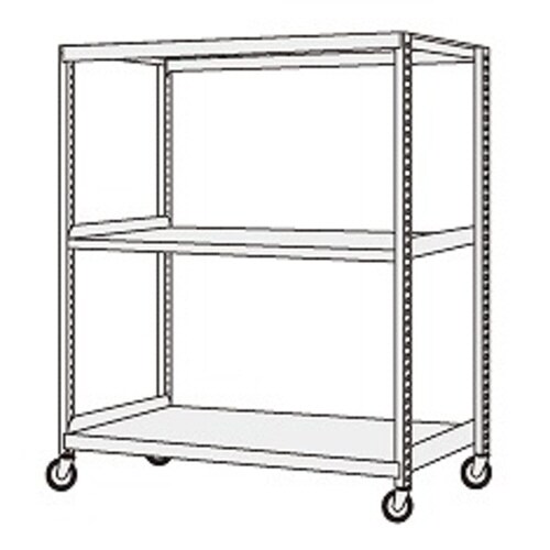 中軽量キャスターラックGSR型(ゴム車)