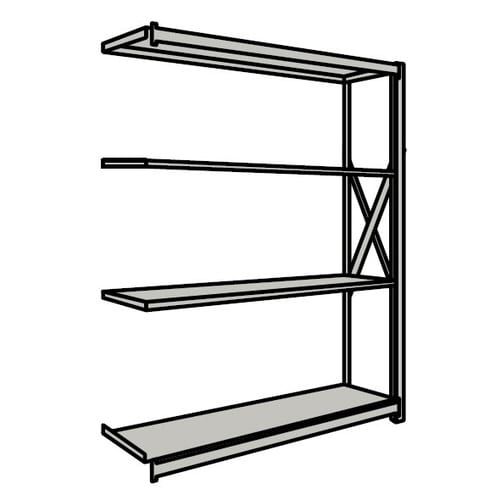 重量棚NR型(1000kg/段・連結・4段)