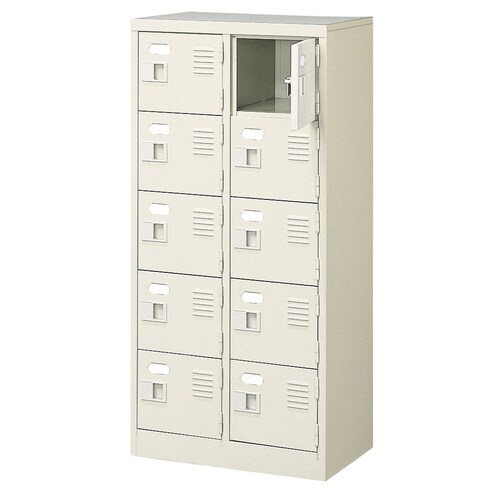 扉付 シューズボックス 鍵付 BST2