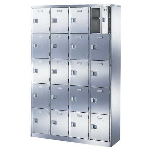 扉付 ステンレスシューズボックス