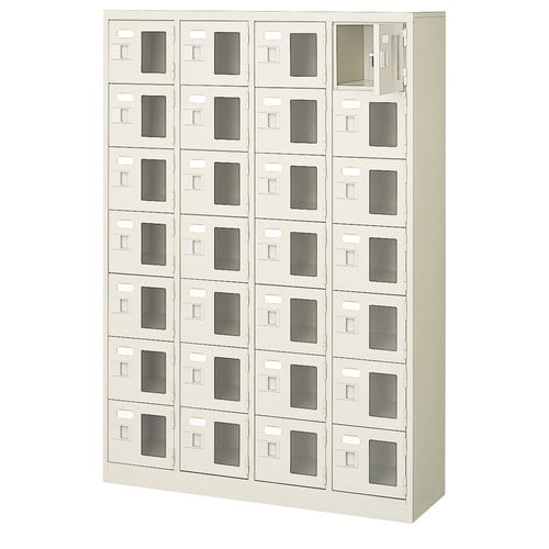 扉付 シューズボックス 鍵付 BST4