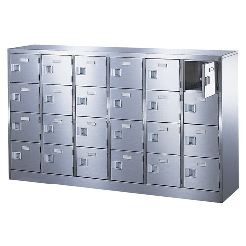 扉付 ステンレスシューズボックス