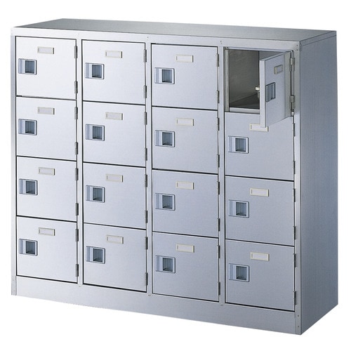 扉付 ステンレスシューズボックス