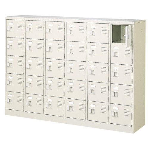 扉付 シューズボックス 鍵付 BST6