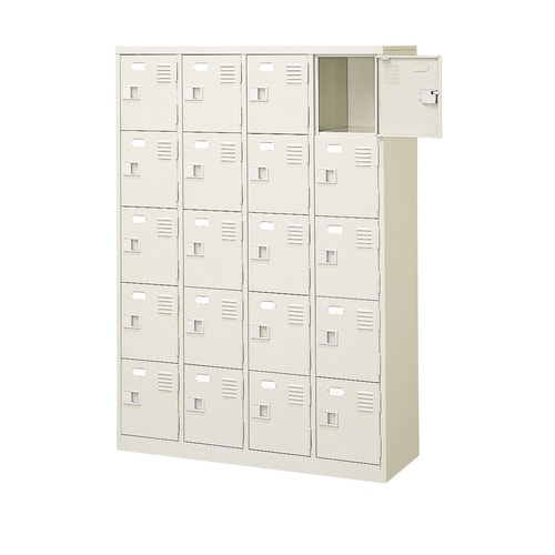 扉付 シューズボックス 鍵付 BST4