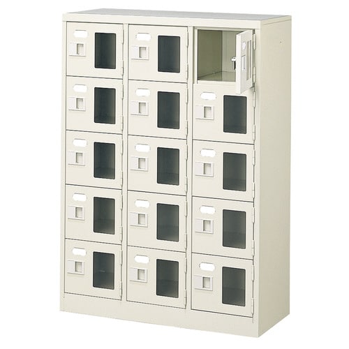 扉付 シューズボックス 鍵付 BST3