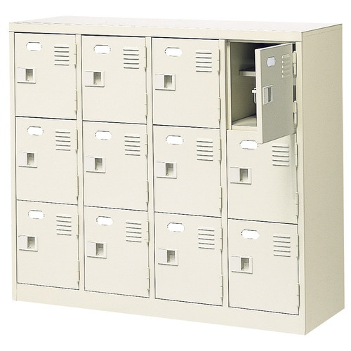 扉付 シューズボックス 鍵付 BST4