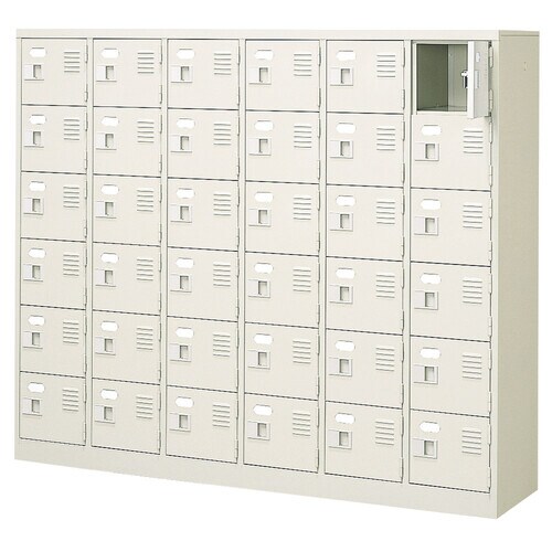 扉付 シューズボックス 鍵付 BST6