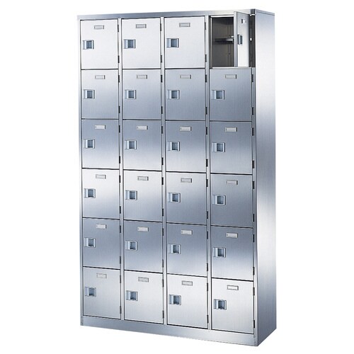 扉付 ステンレスシューズボックス