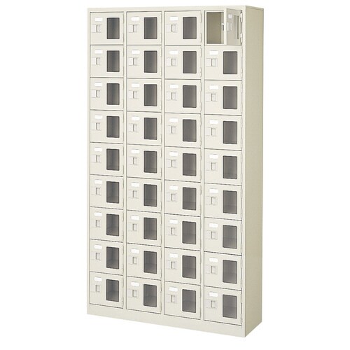 扉付 シューズボックス 鍵付 BST4