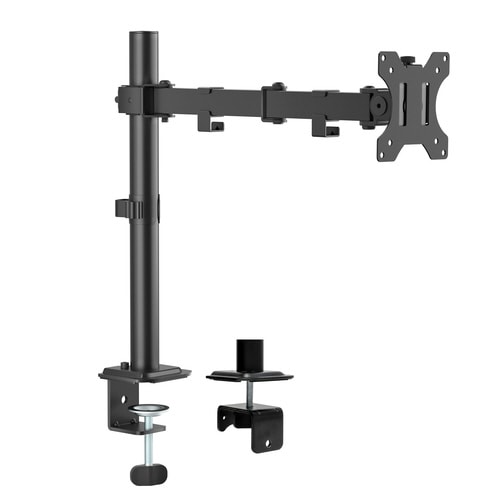 水平 液晶モニターアーム ブラック