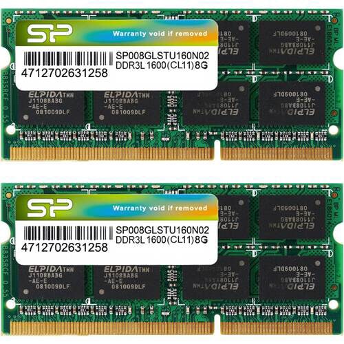 ノートPC用メモリDDR3L−1600 8GBX2