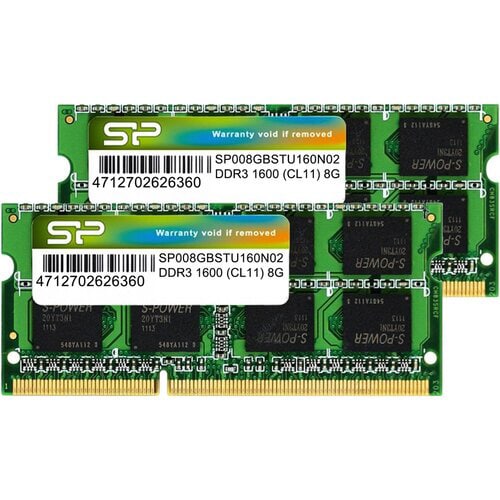 ノートPC用メモリ DDR3−1600 8GBX2