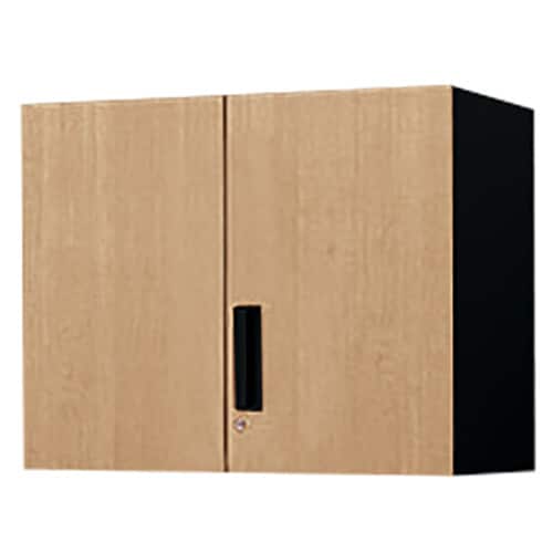 収納庫 エディア 両開き扉 上置き 木目