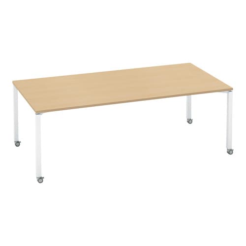 テーブル ワークフィット 角形 キャスター脚