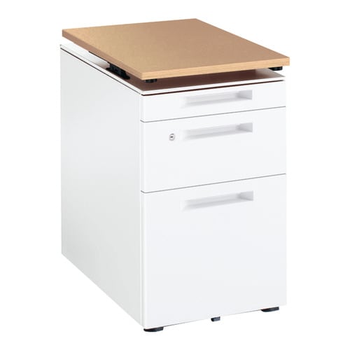 ワゴン GTA 天板昇降+3段引き出し