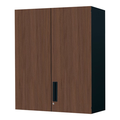 収納庫 エディア 両開き扉 上置き 木目