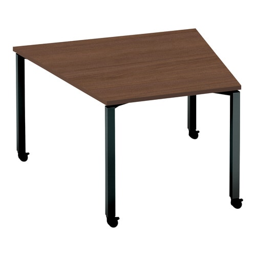 テーブル ワークフィット 台形 キャスター脚