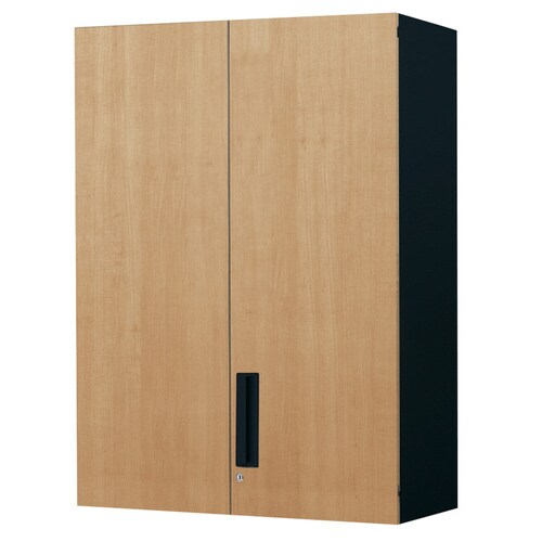 収納庫 エディア 両開き扉 上置き 木目