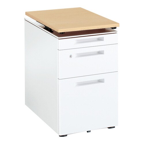 ワゴン GTA 天板昇降+3段引き出し