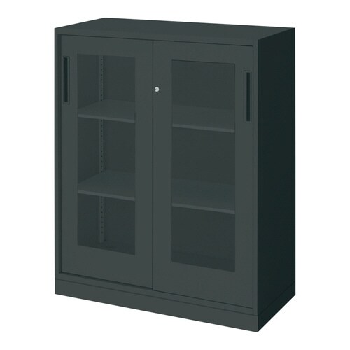 システム収納 エディア ガラス引き違い戸